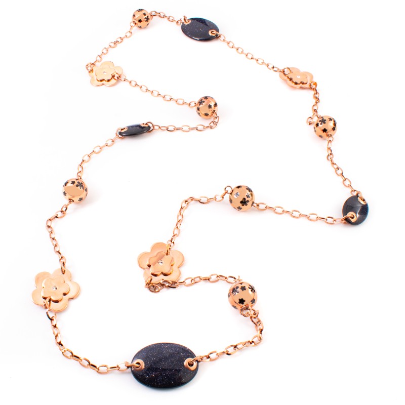 NECKLACE FOLLI FOLLIE WOMAN 3N0T044RM (55CM )