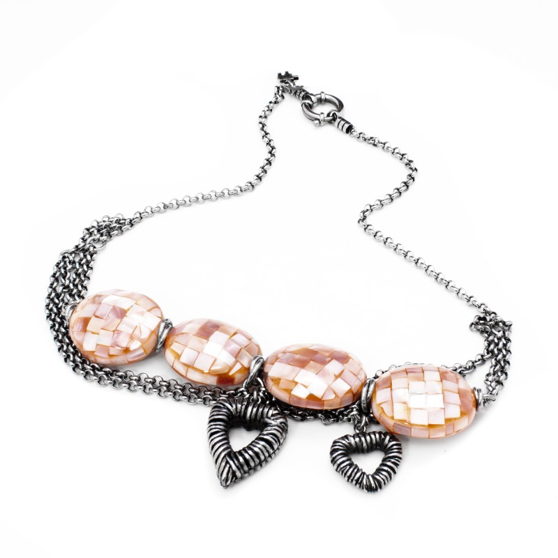 NECKLACE FOLLI FOLLIE WOMAN 4N0T050KP (18CM )