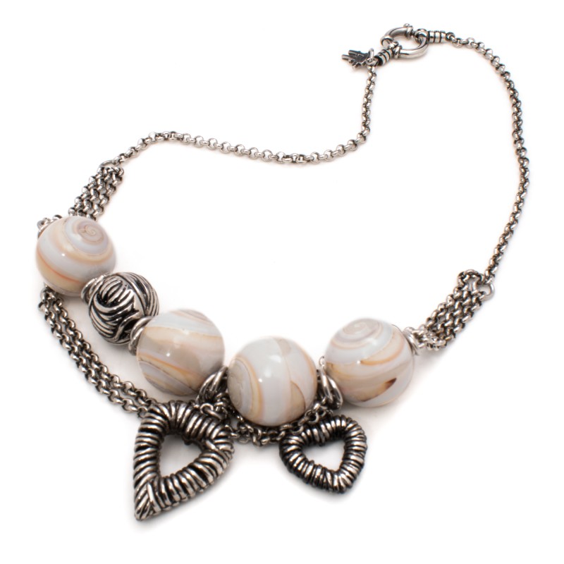 NECKLACE FOLLI FOLLIE WOMAN 4N0T052KP (28CM )