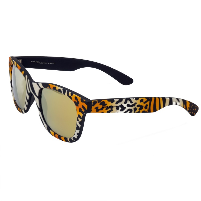 SUNGLASSES ITALIA INDEPENDENT UNISEX 0090-ZEB-001 (Lens/Bridge/Temple) 50/14/120 mm)
