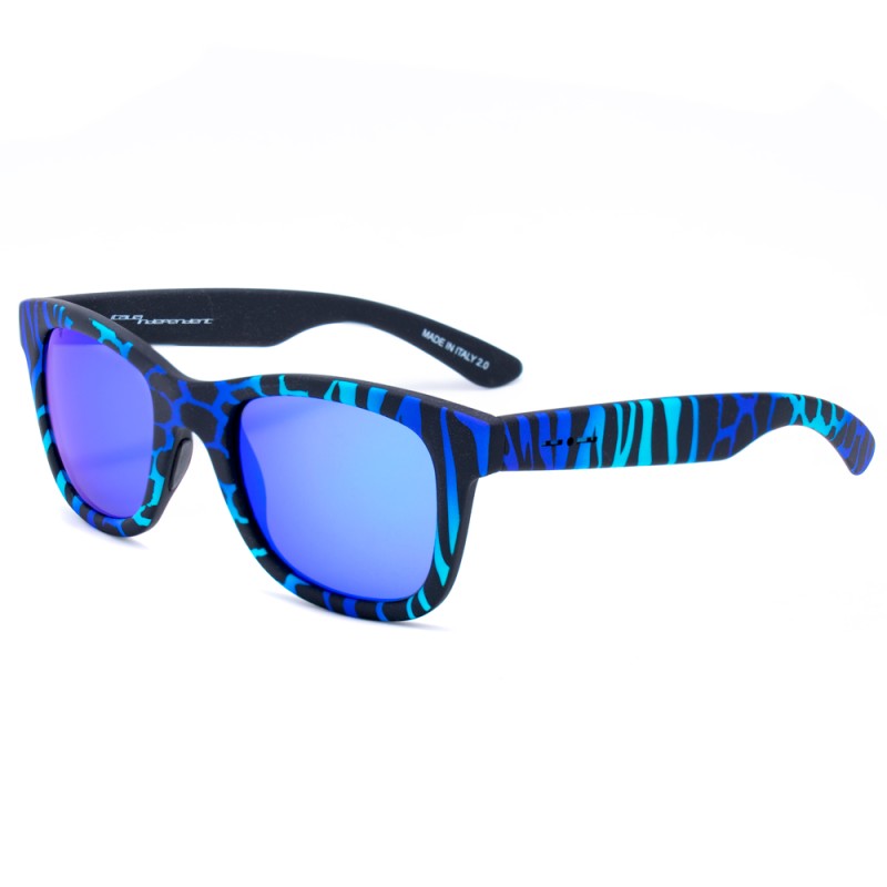 SUNGLASSES ITALIA INDEPENDENT UNISEX 0090-ZEF-022 (Lens/Bridge/Temple) 50/20/140 mm)