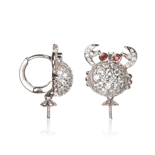 EARRINGS LANCASTER WOMAN JLA-EAR-CRAB1 (1,2MM )