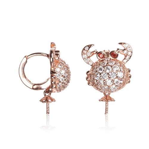 EARRINGS LANCASTER WOMAN JLA-EAR-CRAB2 (1,2MM )