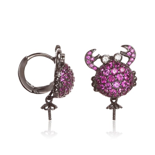 EARRINGS LANCASTER WOMAN JLA-EAR-CRAB5 (1,2MM )
