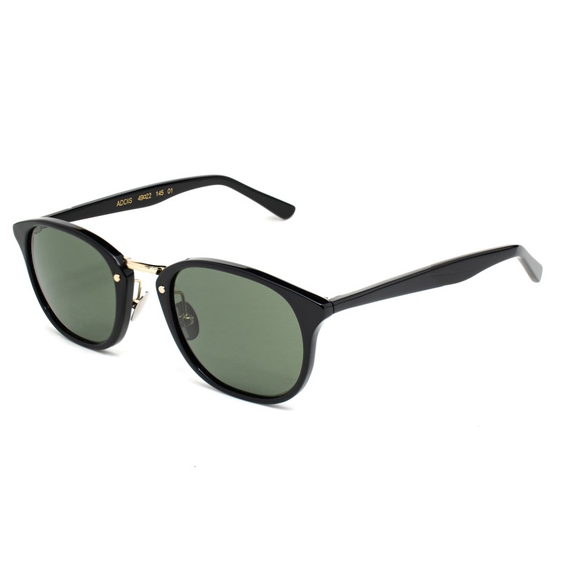 SUNGLASSES LGR WOMAN ADDIS-BLACK01 (Lens/Bridge/Temple) 49/22/145 mm)