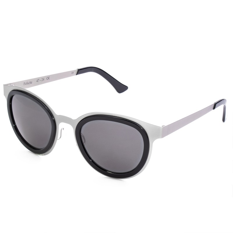 SUNGLASSES LGR UNISEX FELI-SILVER01 (Lens/Bridge/Temple) 47/24/145 mm)