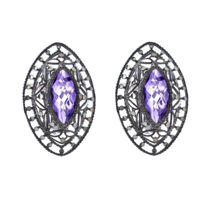 EARRINGS LOTUS WOMEN LP-1043-4-2 (3,5CM )