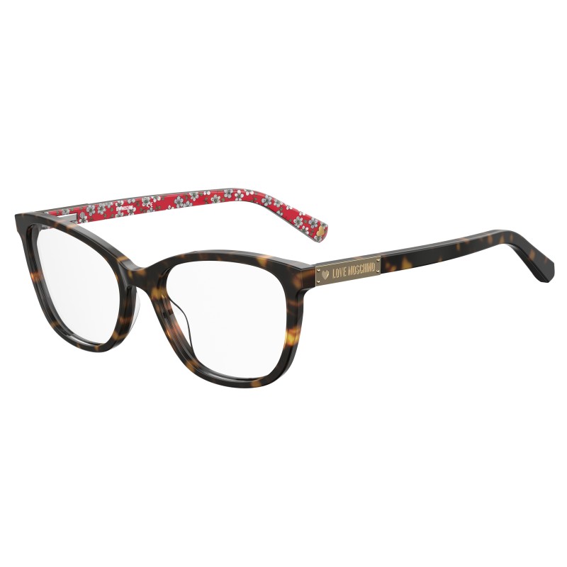 GLASSES LOVE MOSCHINO WOMEN MOL575-086 (Lens/Bridge/Temple) 53/18/140 mm)