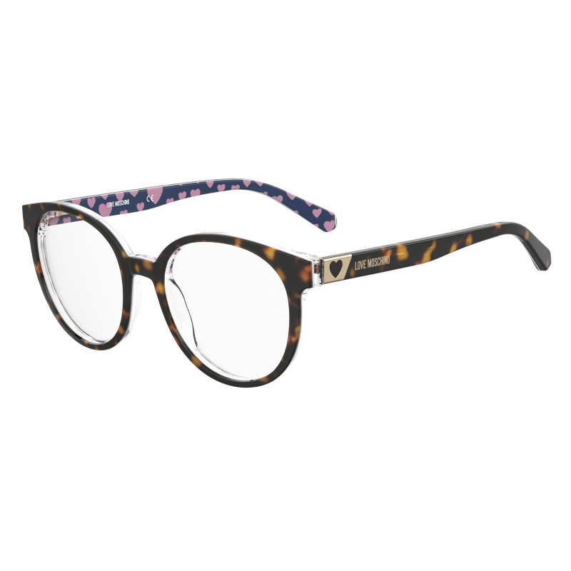 GLASSES LOVE MOSCHINO WOMEN MOL584-086 (Lens/Bridge/Temple) 52/18/140 mm)