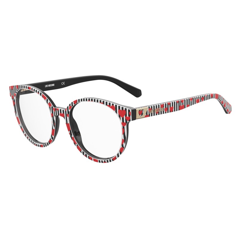 GLASSES LOVE MOSCHINO WOMEN MOL584-7RM (Lens/Bridge/Temple) 52/18/140 mm)