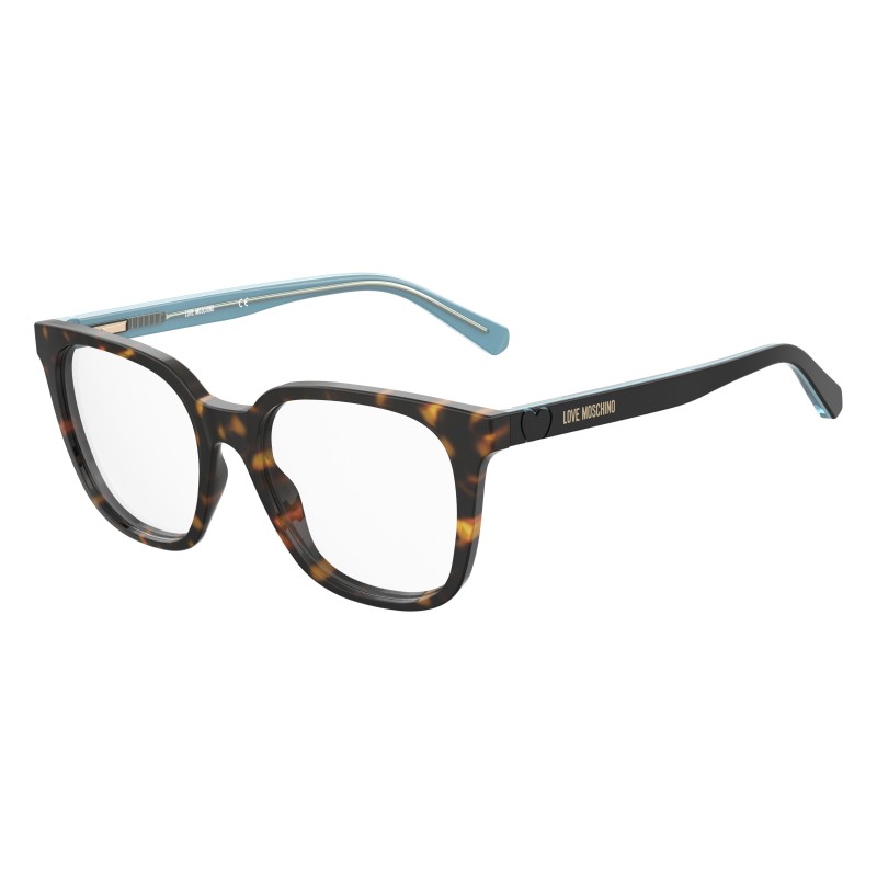 GLASSES LOVE MOSCHINO WOMEN MOL590-086 (Lens/Bridge/Temple) 52/17/140 mm)