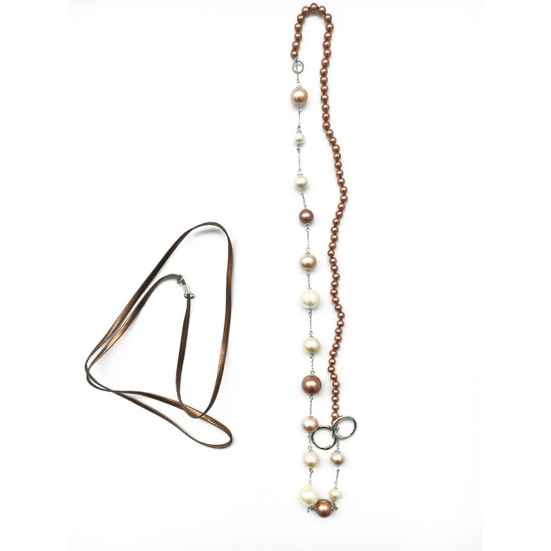 NECKLACE NECKLACE MISAKI WOMAN QCRNTERRAMULT (40CM+37CM )