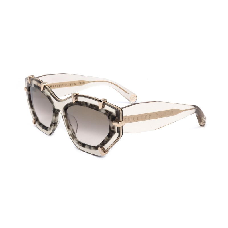 SUNGLASSES PHILIPP PLEIN WOMEN SPP099V-7T1G (Lens/Bridge/Temple) 55/18/140 mm)