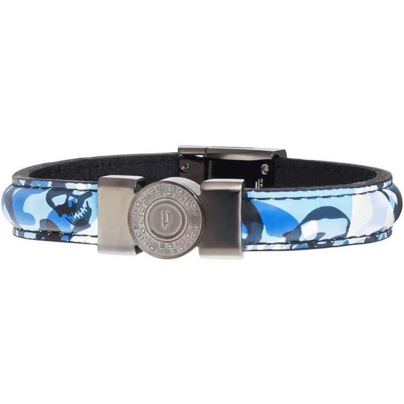 BRACELET POLICE MAN PJ25556BLU03S (17CM )