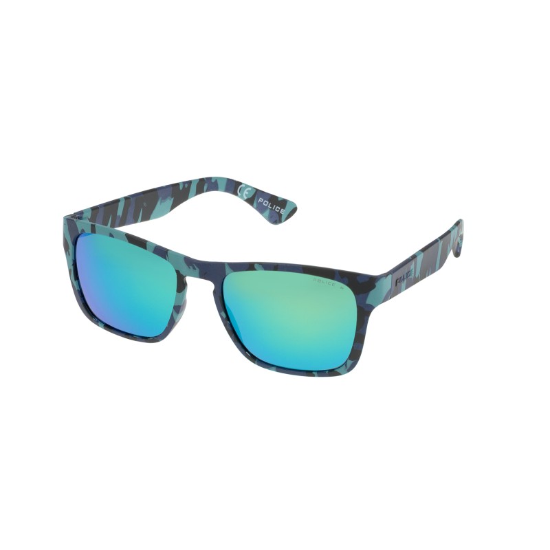 SUNGLASSES POLICE UNISEX S198854GE1V (Lens/Bridge/Temple) 54/18/140 mm)