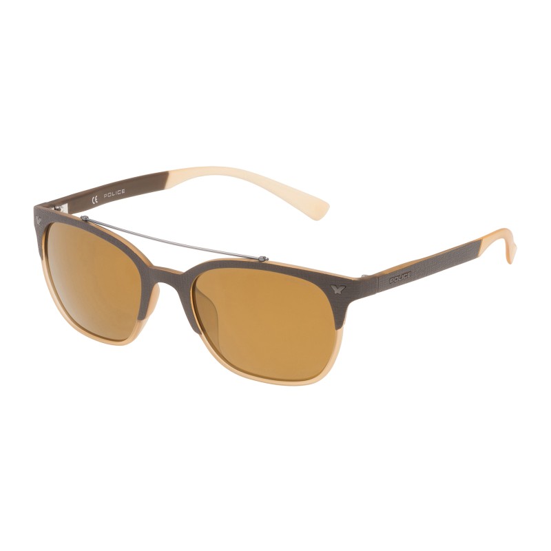 SUNGLASSES POLICE UNISEX SPL161537ESG (Lens/Bridge/Temple) 53/19/140 mm)
