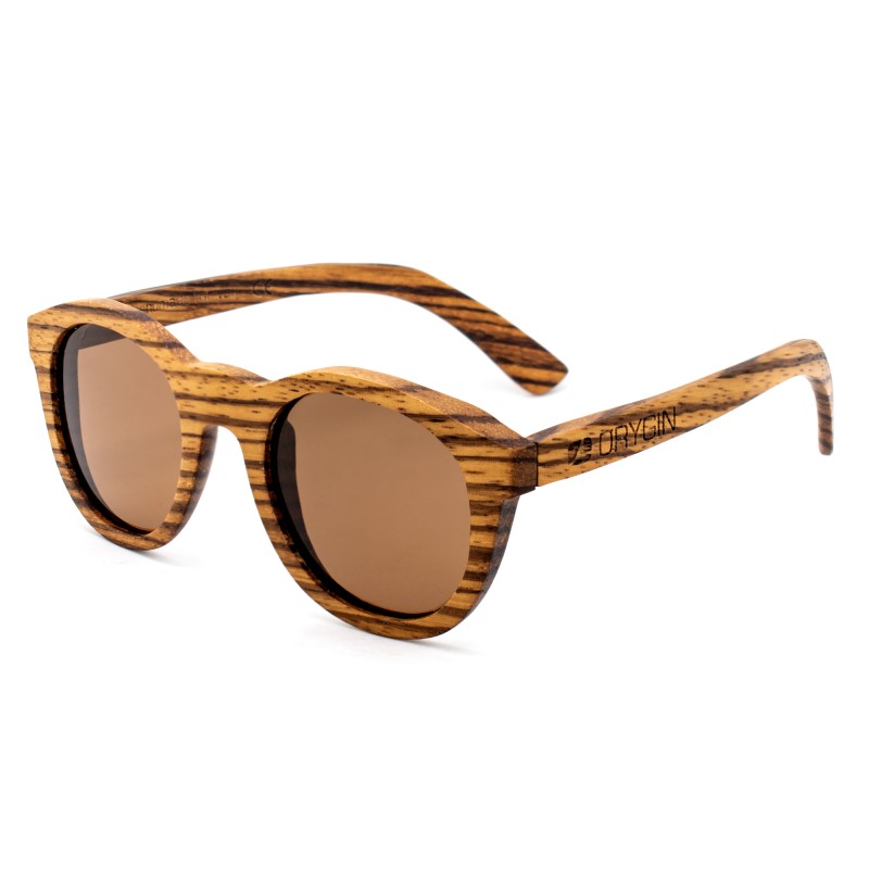 SUNGLASSES ORYGIN Unisex WOOD-B (Lens/Bridge/Temple) 45/25/145 mm)