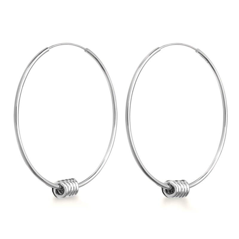 EARRINGS ROSEFIELD WOMEN JSHLS-J068 (4 CM )