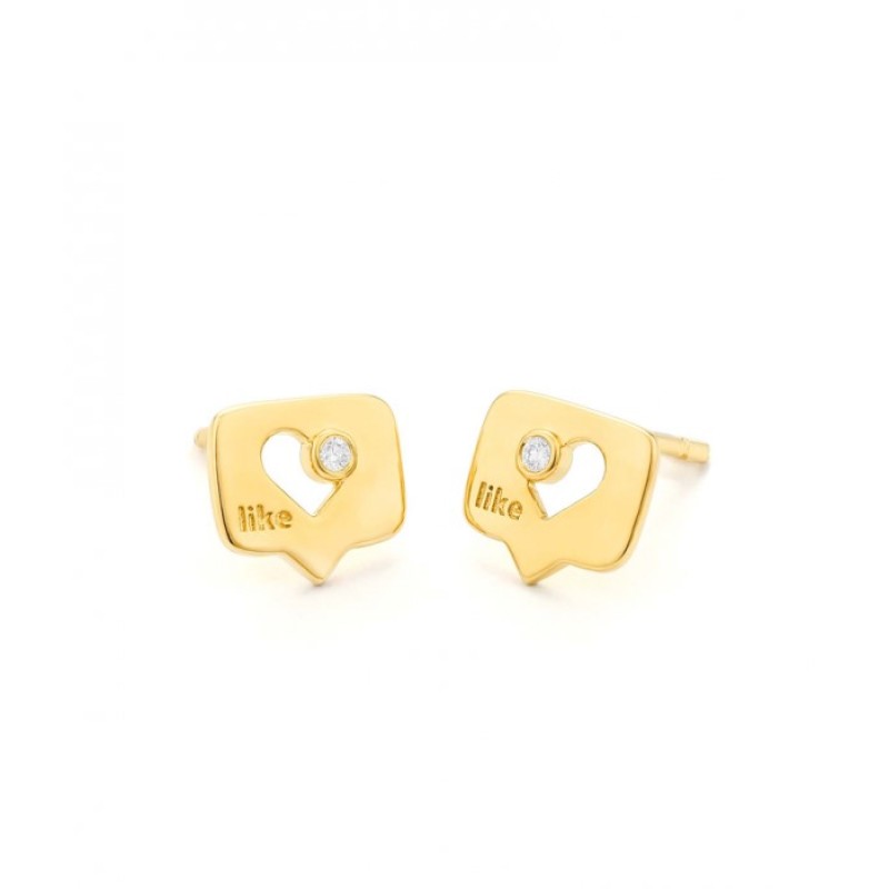 EARRINGS SECRECY WOMEN E8502CDAW7900 (1CM )