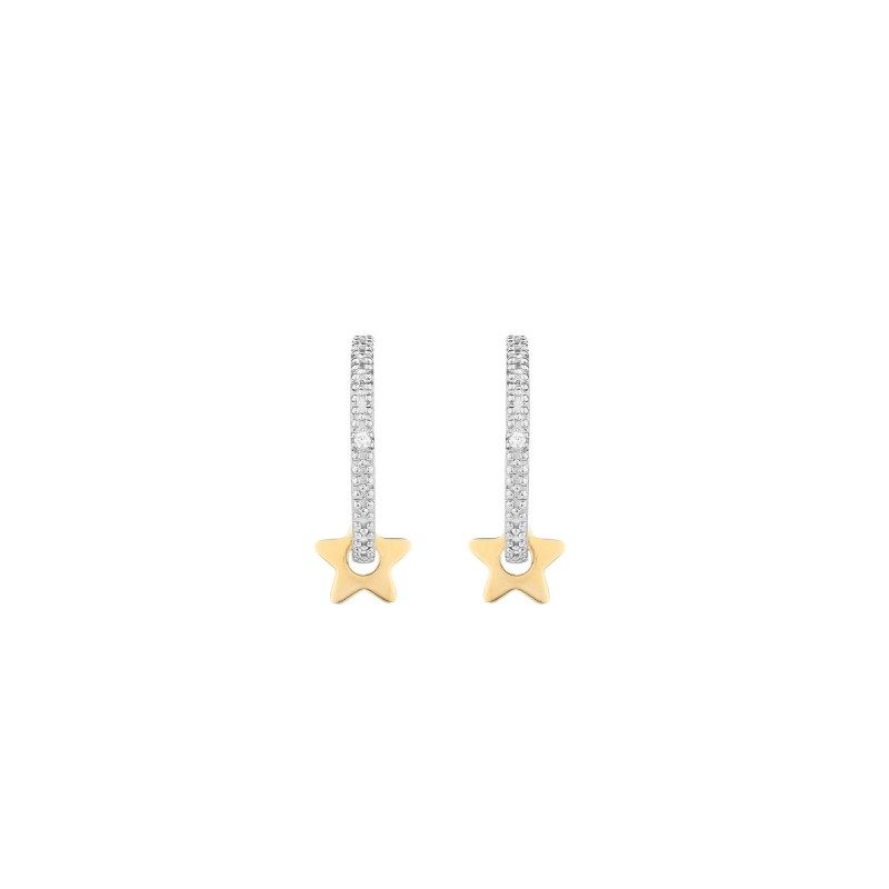 EARRINGS SECRECY WOMEN E8638CDAWW900 (2CM )