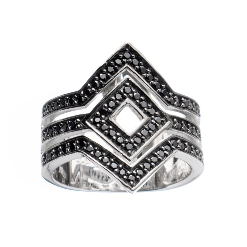 RING SIF JAKOBS WOMAN R11059-BK-54 (54 )