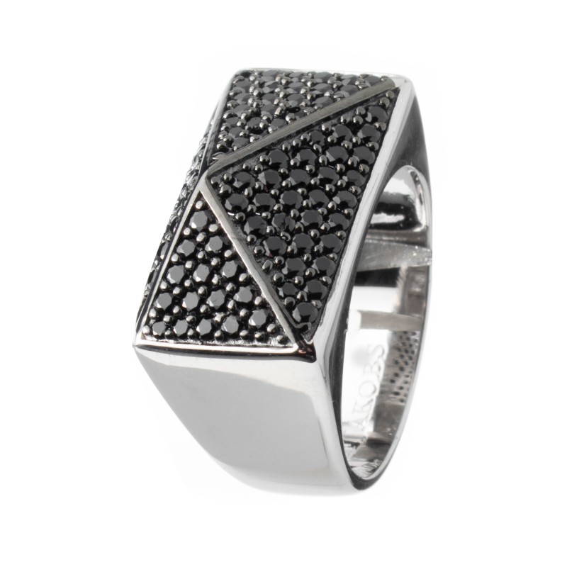 RING SIF JAKOBS WOMAN R11067-BK-56 (56 )