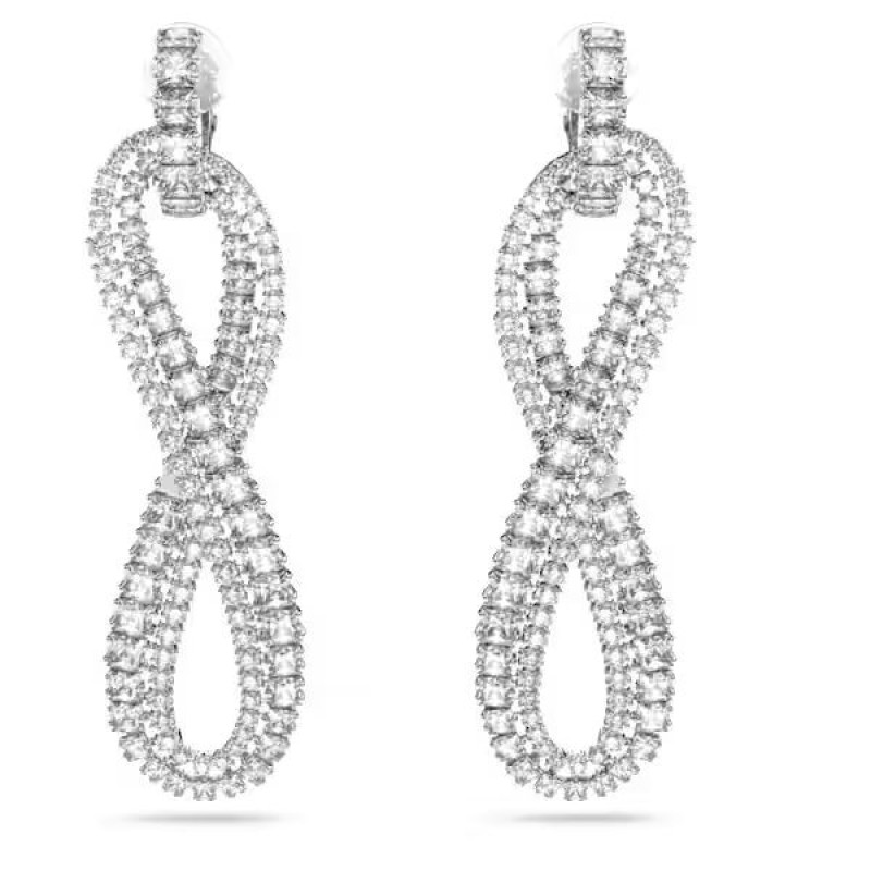 EARRINGS SWAROVSKI WOMEN 5616586 (8,8X2,2CM )
