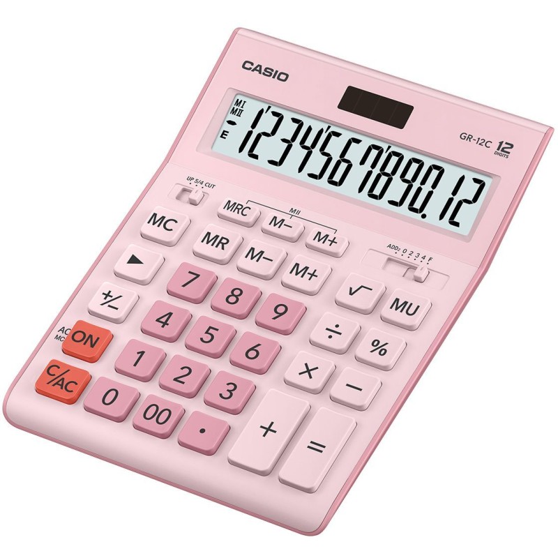 CALCULATOR CASIO UNISEX GR12CPKWEP (20,9X15,5X3,5CM )