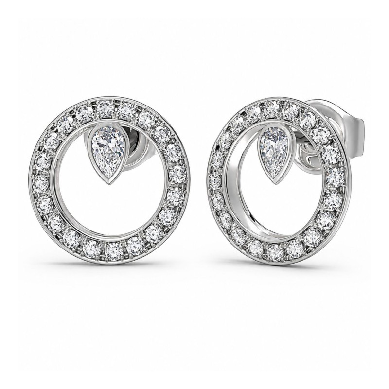 EARRINGS GUESS WOMEN JUBE04655JWRH (1,5CM )