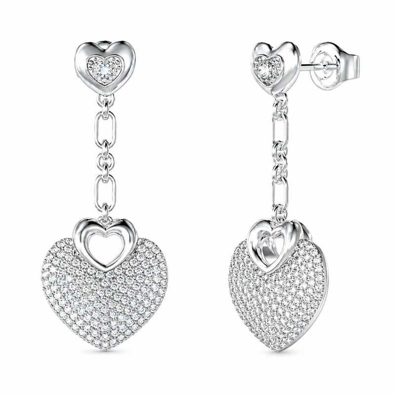 EARRINGS GUESS WOMEN JUBE05210JWRH (4CM )