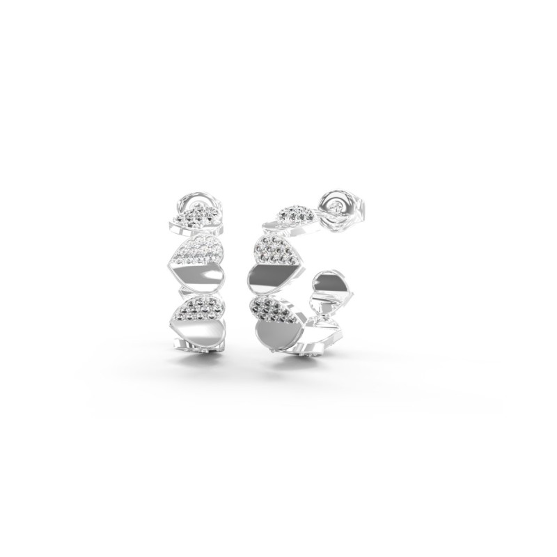EARRINGS GUESS WOMEN JUBE03040JWRH (1,5CM )