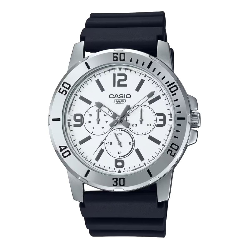 CUARZO CASIO HOMBRE MTPVD3007BUDF (49MM )