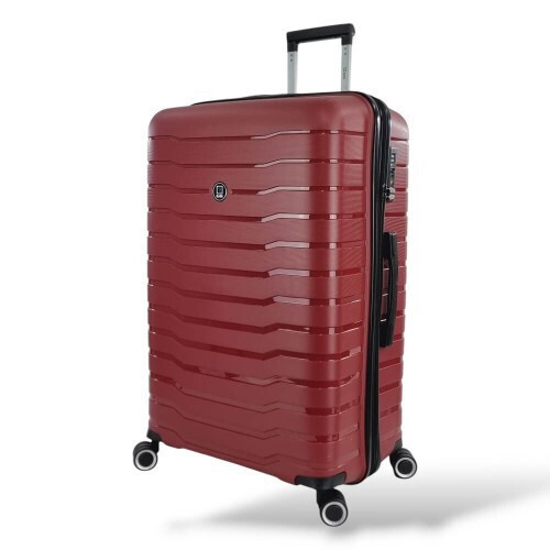 Rain RB80134L, Σκληρή/Πολυπροπυλένιο, Μεγάλη 75cm/Επεκτεινόμενη, Κόκκινο